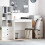 Berkfield Desk White 80 x 50 x 76 cm 1