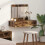 Berkfield Dressing Table Brown 83 x 40 x 70 cm Engineered Wood 1