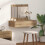 Berkfield Dressing Table Brown 83 x 40 x 70 cm Engineered Wood 1