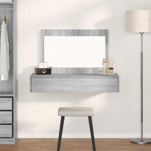Berkfield Dressing Table Grey 100 x 40 x 70 cm Engineered Wood