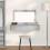 Berkfield Dressing Table Grey 100 x 40 x 70 cm Engineered Wood 1