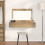 Berkfield Dressing Table Brown 100 x 40 x 70 cm Engineered Wood 1