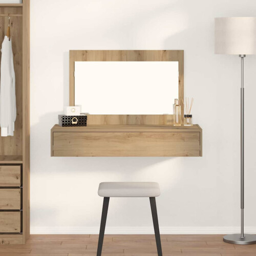 Berkfield Dressing Table Brown 100 x 40 x 70 cm Engineered Wood
