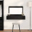 Berkfield Dressing Table Black 100 x 40 x 70 cm Engineered Wood 1