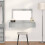 Berkfield Dressing Table Grey 100 x 40 x 70 cm Engineered Wood 1