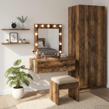 Berkfield Dressing Table Brown 60 x 40 x 70 cm Engineered Wood