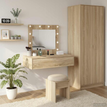 Berkfield Dressing Table Brown 83 x 40 x 70 cm Engineered Wood