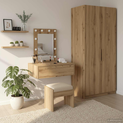 Berkfield Dressing Table Brown 60 x 40 x 70 cm Engineered Wood