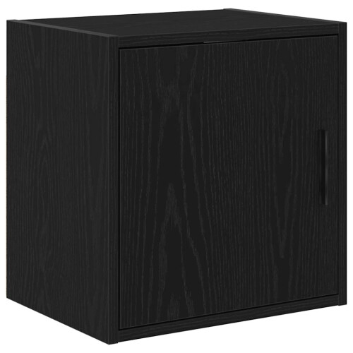Berkfield Garage Wall Cabinet Black Engineered Wood