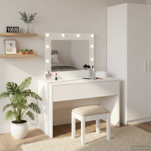 Berkfield Dressing Table White 83 x 40 x 70 cm Engineered Wood