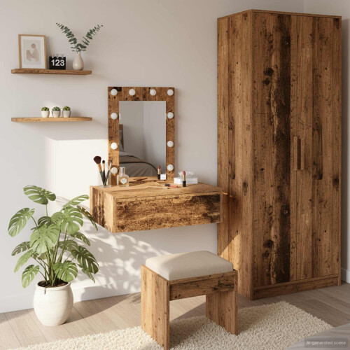 Berkfield Dressing Table Brown 60 x 40 x 70 cm Engineered Wood