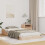 Berkfield Bed Frame Natural 75 x 190 cm Solid Pine Wood 1