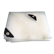 Clear Plastic Tarp Waterproof PVC Sheeting Heavy Duty Transparent Cover for Outdoor Gardening 1.52m