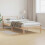 Berkfield Bed Frame Brown 225.5 x 105.5 x 69.5 cm Solid Pine Wood 1