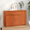 Berkfield Sideboard Wax Brown 110 x 34 x 75 cm Solid Pine Wood 1