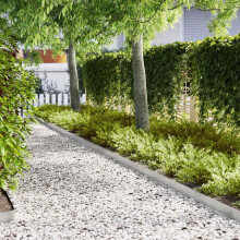 Berkfield Lawn Edging 50 pcs Silver 100 x 0.05 x 15 cm Stainless Steel