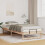 Berkfield Bed Frame Brown 90 x 220 cm Solid Pine Wood 1