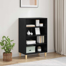 Berkfield Sideboard Black Oak 57 x 35 x 89.5 cm Engineered Wood