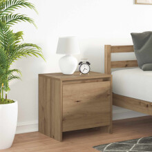 Berkfield Bedside Cabinet Artisan Oak 45 x 34 x 44.5 cm Engineered Wood