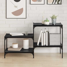 Berkfield Bookshelf Board 4 pcs Black 60 x 40 x 1.5 cm Engineered Wood