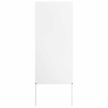 Berkfield Garden Privacy Screen White 50 x 140 cm Cold-rolled steel