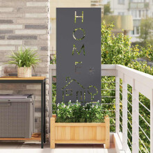 Berkfield Garden Privacy Screen Anthracite 50 x 140 cm Cold-rolled steel