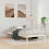 Berkfield Bed Frame with Side Tables White 90 x 210 cm Solid Pine Wood 1