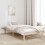 Berkfield Bed Frame Natural 90 x 190 cm Solid Pine Wood 1