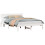 Berkfield Bed Frame with Headboard White 150 x 200 cm Solid Pine Wood 1
