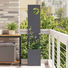 Berkfield Garden Privacy Screen Anthracite 32 x 150 cm Cold-rolled steel