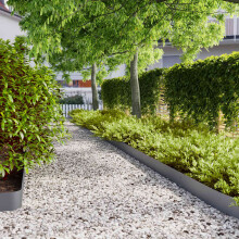 Berkfield Lawn Edgings 10 pcs Anthracite 15x103 cm Cold-rolled Steel