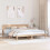 Berkfield Bed Frame Brown 200 x 200 cm Solid Pine wood 1