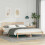 Berkfield Bed Frame with Headboard Brown 160 x 220 cm Solid Pine Wood 1