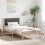 Berkfield Bed Frame with Upholstered Headboard Dark Grey 90 x 190 cm 1
