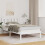 Berkfield Bed Frame with Headboard White 90 x 190 cm Solid Pine Wood 1