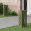 Berkfield Solar LED Pathway Light 2 pcs Olive Green Cold Rolled Steel 1