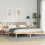 Berkfield Bed Frame with Headboard Brown 180 x 200 cm Solid Pine Wood 1