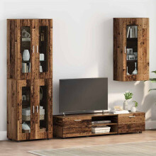 Berkfield Wooden Cabinet Old Wood 50 x 29 x 100 cm Engineered Wood