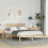 Berkfield Bed Frame with Headboard Brown 135 x 190 cm Solid Pine Wood 1