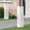 Berkfield Solar LED Pathway Light 2 pcs White Cold Rolled Steel 1