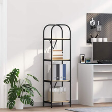 Berkfield Bookshelf Sonoma Oak 40 x 30 x 146 cm Engineered wood