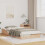 Berkfield Bed Frame Brown 90 x 210 cm Solid Pine Wood 1