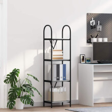 Berkfield Bookshelf Grey Sonoma 40 x 30 x 146 cm Engineered wood