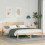 Berkfield Bed Frame with Headboard Brown 160 x 200 cm Solid Pine Wood 1