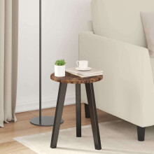 Berkfield Table Top Smoked oak ò 30 x 1.5 cm Engineered Wood