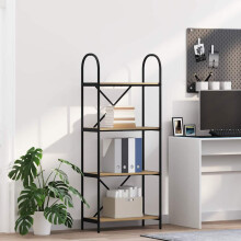 Berkfield Bookshelf Artisan Oak 60 x 30 x 146 cm Engineered wood