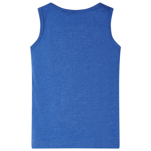 Kids' Tank Top Blue Melange 104 1