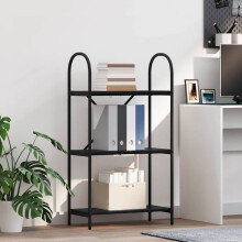 Berkfield Bookshelf Black Oak 60 x 30 x 109 cm Engineered wood