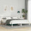 Berkfield Bed Frame with Headboard White 160 x 210 cm Solid Pine Wood 1