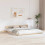 Berkfield Bed Frame Brown 200 x 200 cm Wood 1